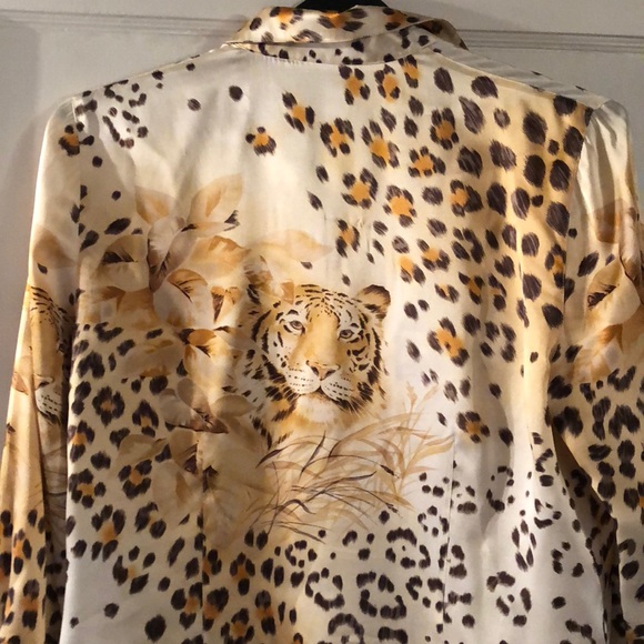 Vintage cheetah blouse - Picture 5 of 5